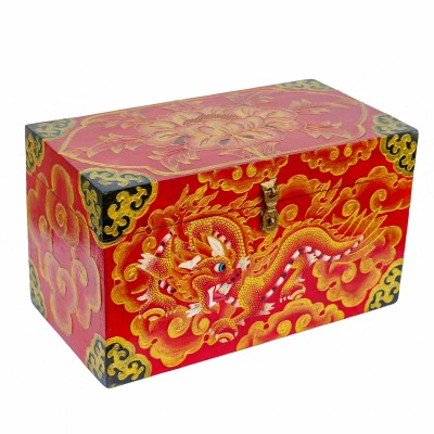 Wooden Tibetan Box-27098