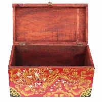 thumb1-Wooden Tibetan Box-27098