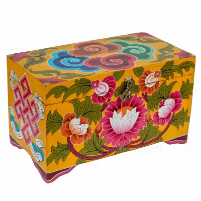 Wooden Tibetan Box-27099