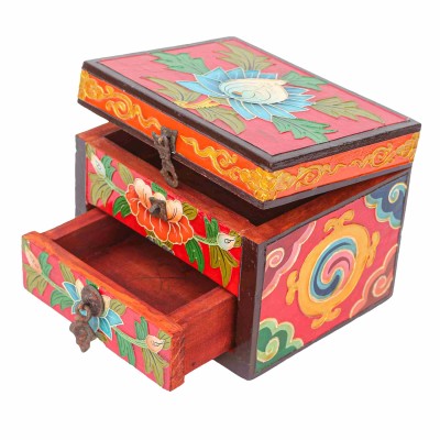 Wooden Tibetan Box-27104