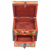 thumb1-Wooden Tibetan Box-27104