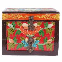 thumb2-Wooden Tibetan Box-27104