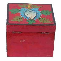 thumb4-Wooden Tibetan Box-27104