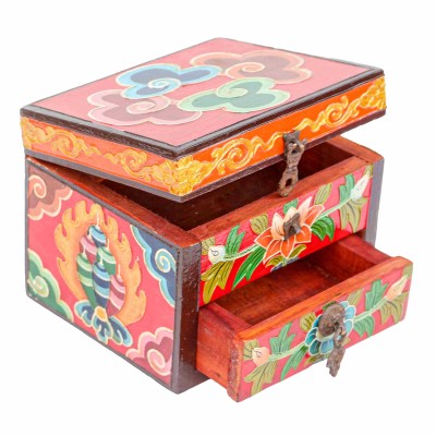 Wooden Tibetan Box-27105