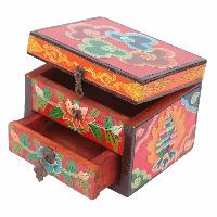 thumb2-Wooden Tibetan Box-27105