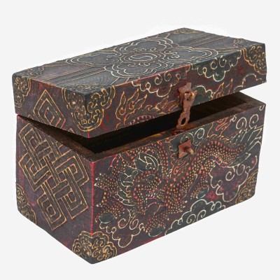 Wooden Tibetan Box-27112