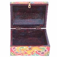 thumb1-Wooden Tibetan Box-27120