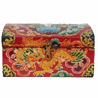 thumb2-Wooden Tibetan Box-27120