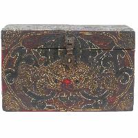 thumb2-Wooden Tibetan Box-27121