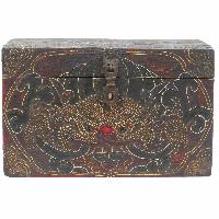thumb2-Wooden Tibetan Box-27121