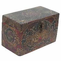 thumb3-Wooden Tibetan Box-27121