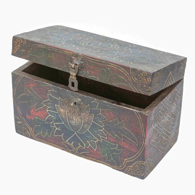 Wooden Tibetan Box-27122