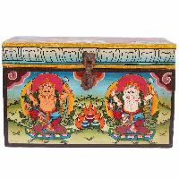 thumb1-Wooden Tibetan Box-27123