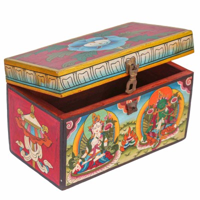 Wooden Tibetan Box-27124