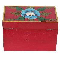 thumb4-Wooden Tibetan Box-27124