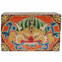 thumb2-Wooden Tibetan Box-27126