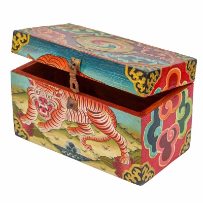 Wooden Tibetan Box-27127