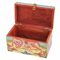 thumb1-Wooden Tibetan Box-27127