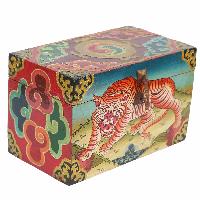 thumb3-Wooden Tibetan Box-27127