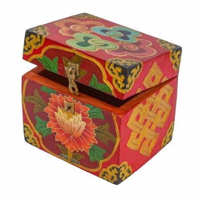 Wooden Tibetan Box-27130