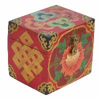 thumb2-Wooden Tibetan Box-27130