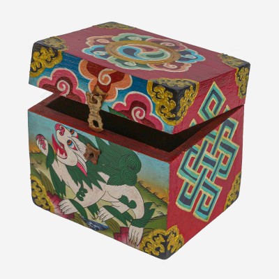 Wooden Tibetan Box-27131
