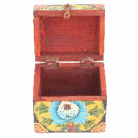 thumb1-Wooden Tibetan Box-27132