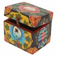 thumb3-Wooden Tibetan Box-27132