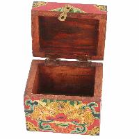 thumb1-Wooden Tibetan Box-27133