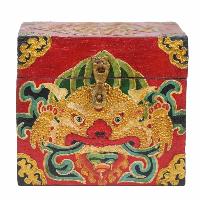 thumb2-Wooden Tibetan Box-27133