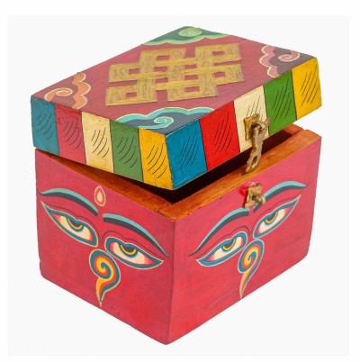 Wooden Tibetan Box-27135