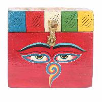 thumb1-Wooden Tibetan Box-27135