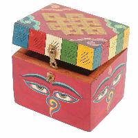 thumb2-Wooden Tibetan Box-27135