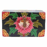 thumb2-Wooden Tibetan Box-27136