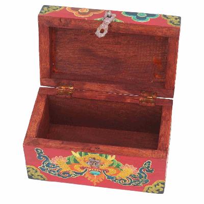 thumb4-Wooden Tibetan Box-27138