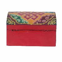 thumb2-Wooden Tibetan Box-27142