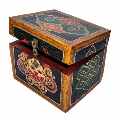 Wooden Tibetan Box-27259