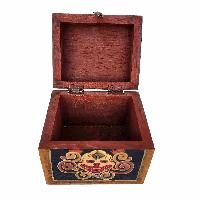 thumb1-Wooden Tibetan Box-27259