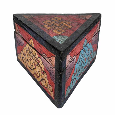 Wooden Tibetan Box-27263