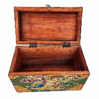 thumb4-Wooden Tibetan Box-27265