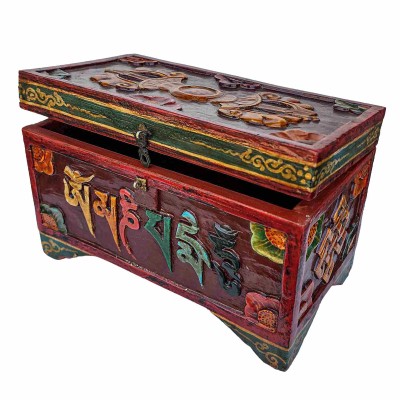 Wooden Tibetan Box-27266