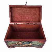 thumb1-Wooden Tibetan Box-27266
