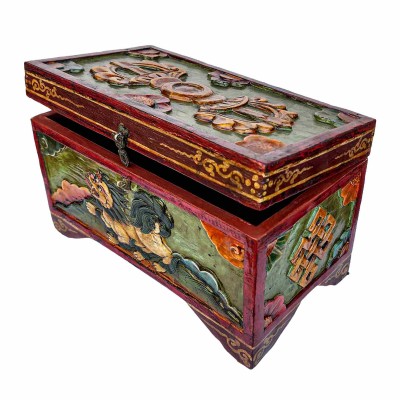 Wooden Tibetan Box-27267