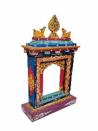 [traditional Tibetan], [wooden] Ritual Temple, [painted]