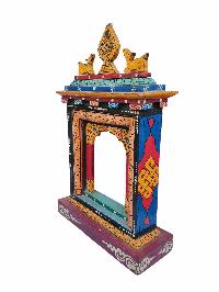 [traditional Tibetan], [wooden] Ritual Temple, [painted]
