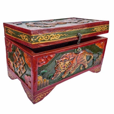 Wooden Tibetan Box-27272