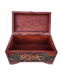 thumb1-Wooden Tibetan Box-27272