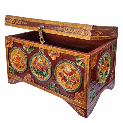 Wooden Tibetan Box-27274