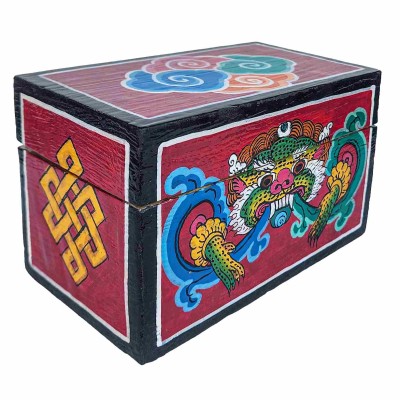 Wooden Tibetan Box-27275