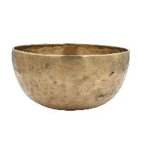[old], Buddhist [real Antique] Hand Beaten [jambati] Singing Bowl, [select Accessories]